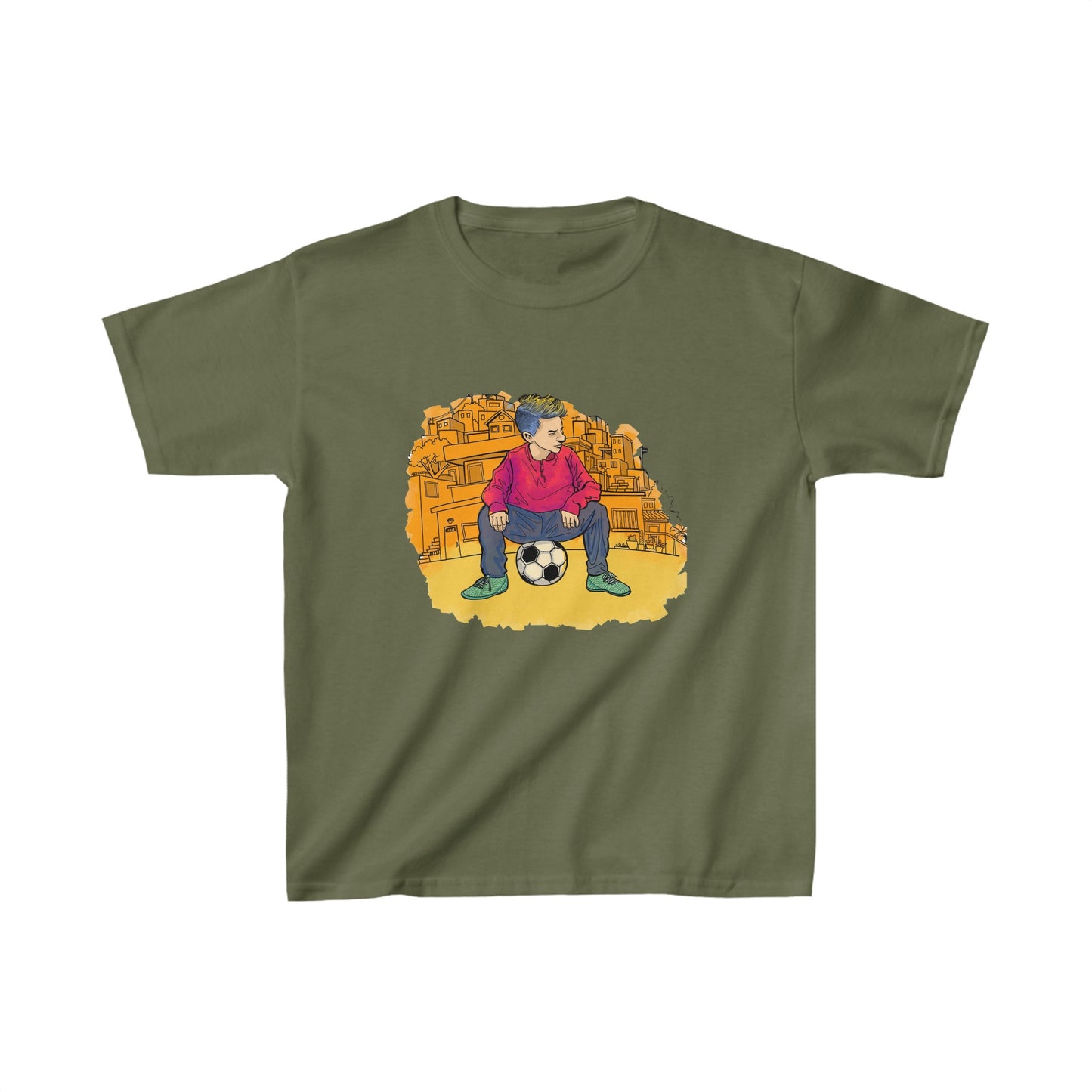 Football player team football season Kids Tee boys