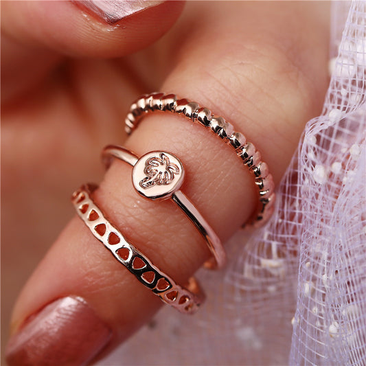 Women's three piece engagement ring