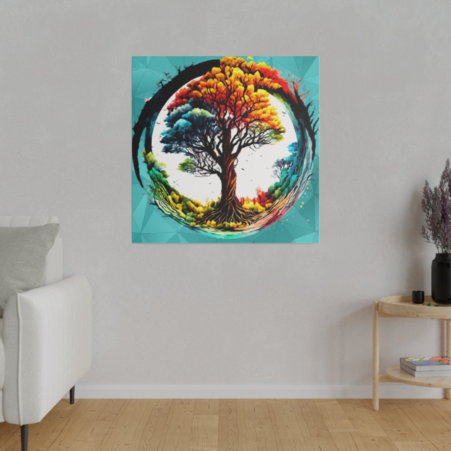 Tree of Life art canvas tree of knowledge art print gift wall