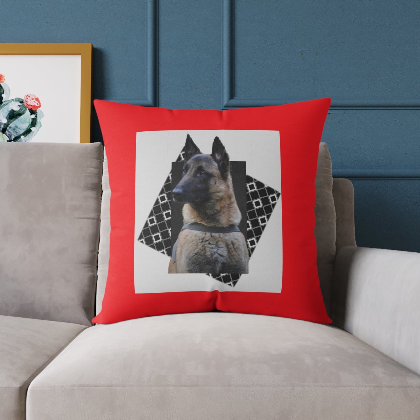 Square Poly Canvas Pillow