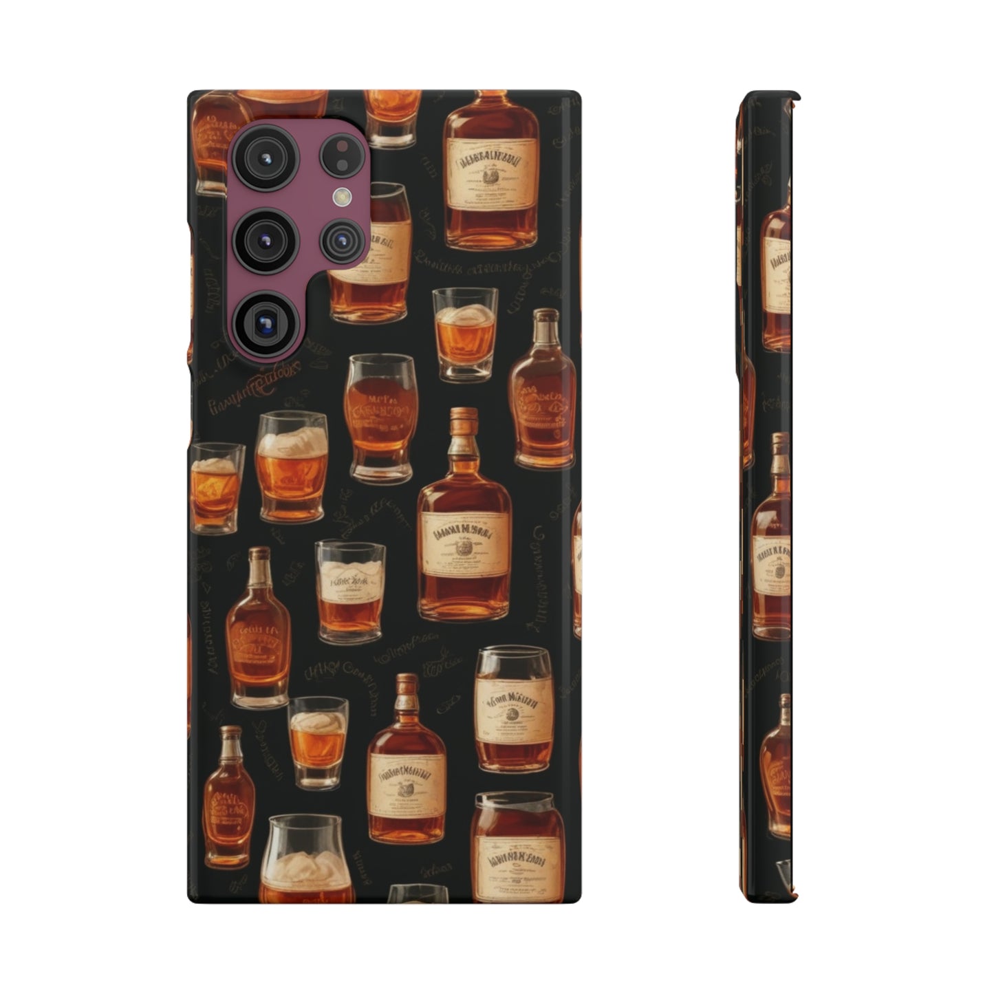 Whiskey Pattern Snap Cases