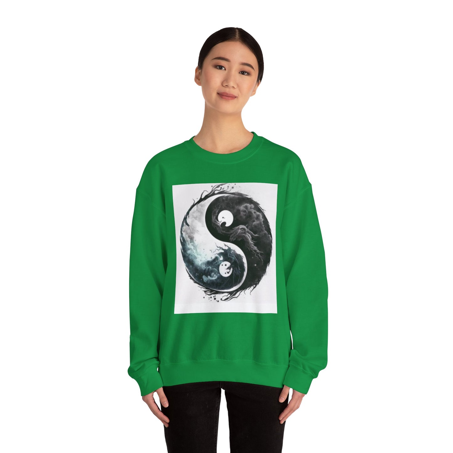 Ying Yang Unisex Heavy Blend™ Crewneck Sweatshirt