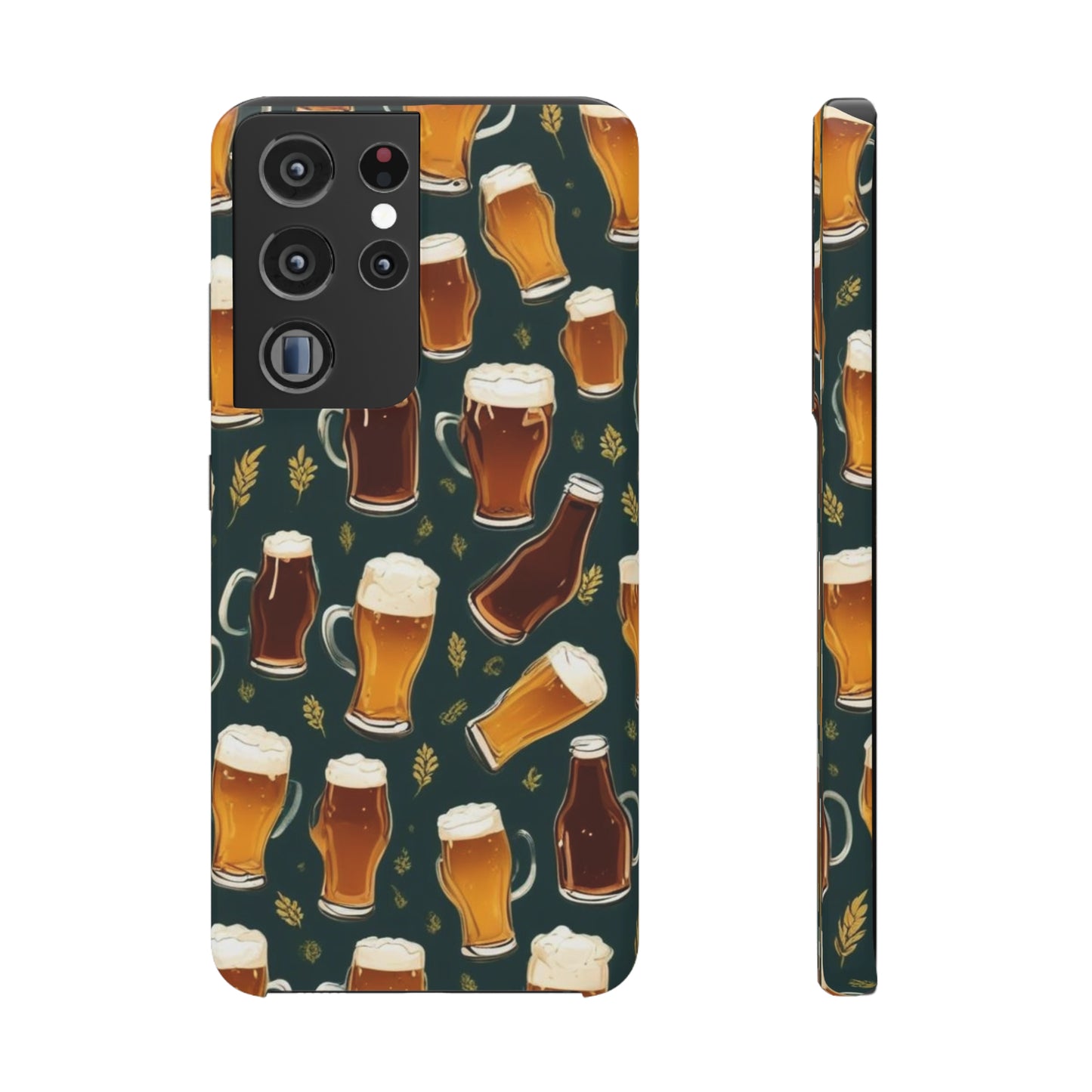 Beer Pattern Snap Cases
