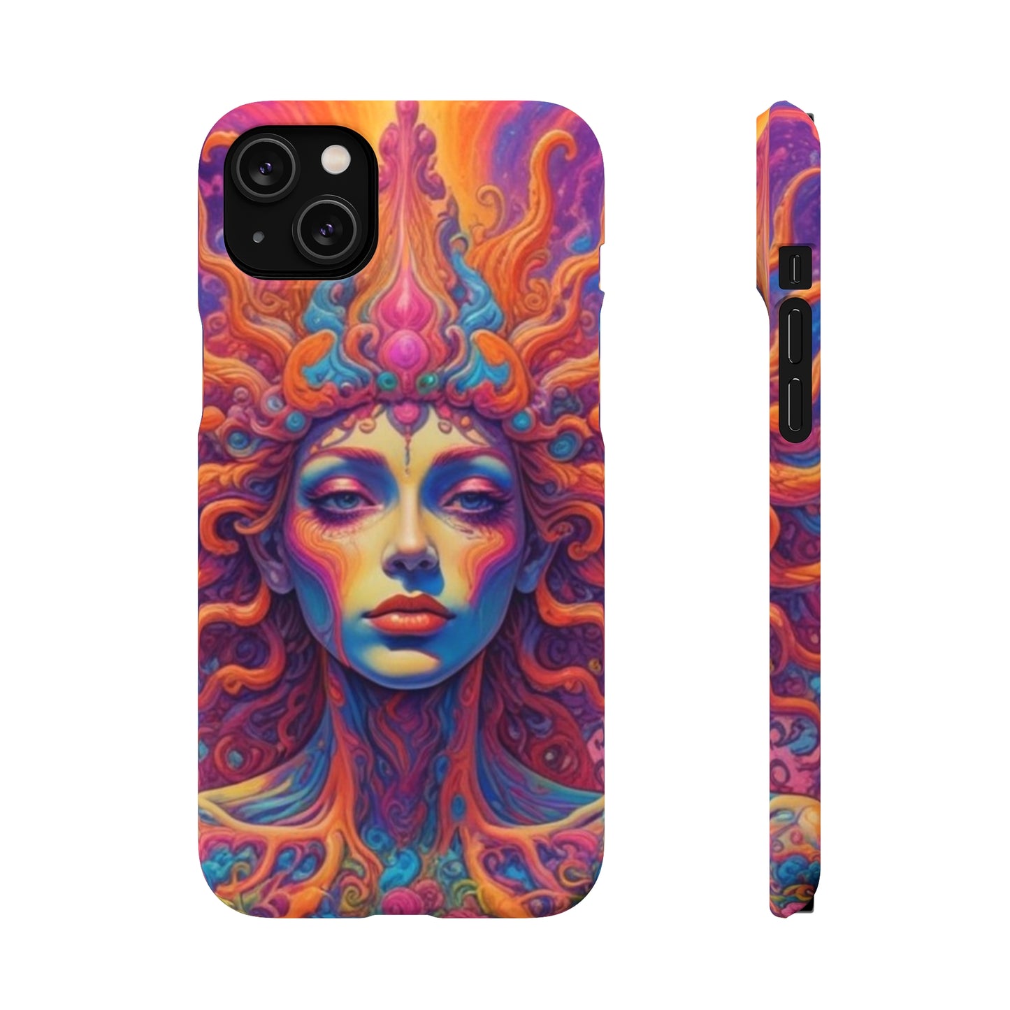 Trippy Pattern Snap Cases