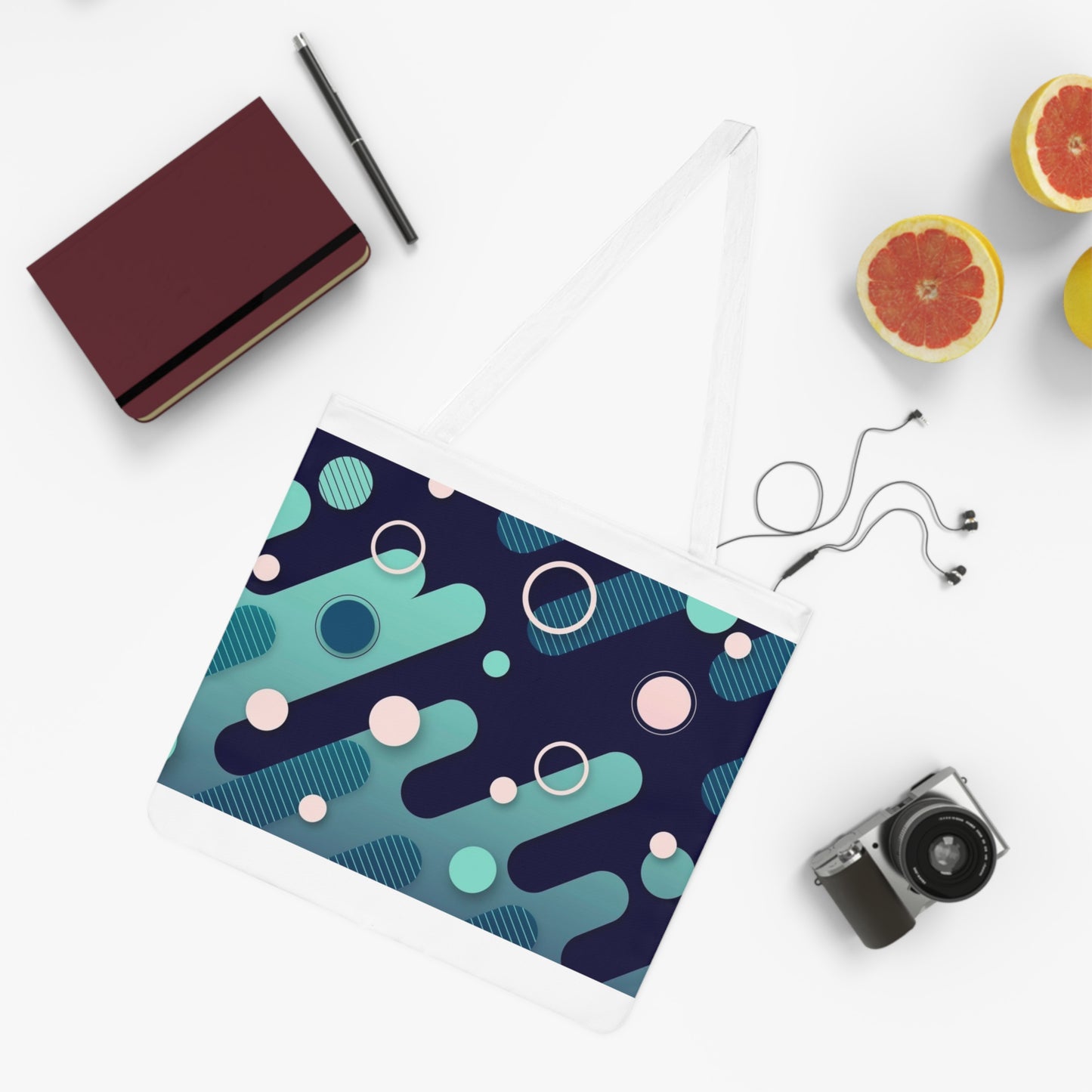 Pattern Shoulder Tote Bag (AOP)