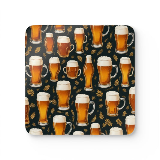 Beer Corkwood Coaster Set