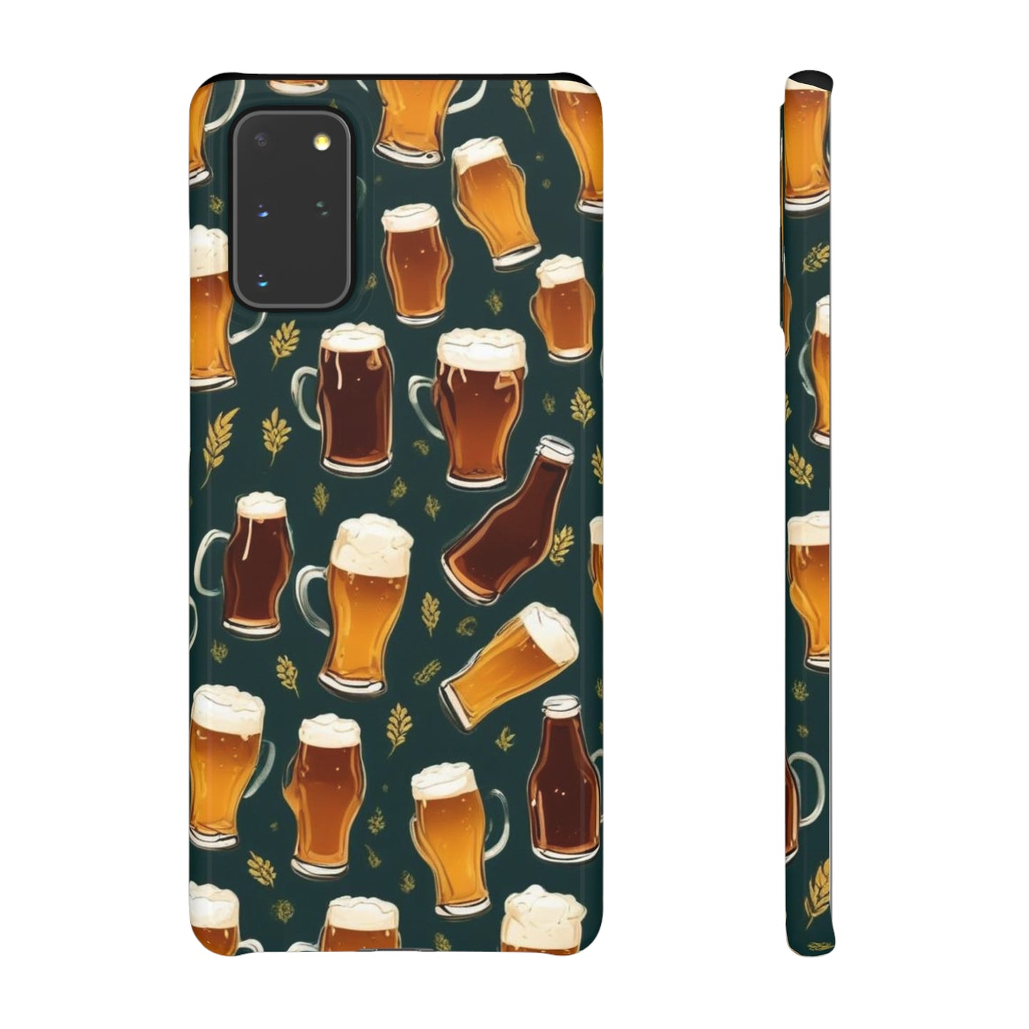 Beer Pattern Snap Cases
