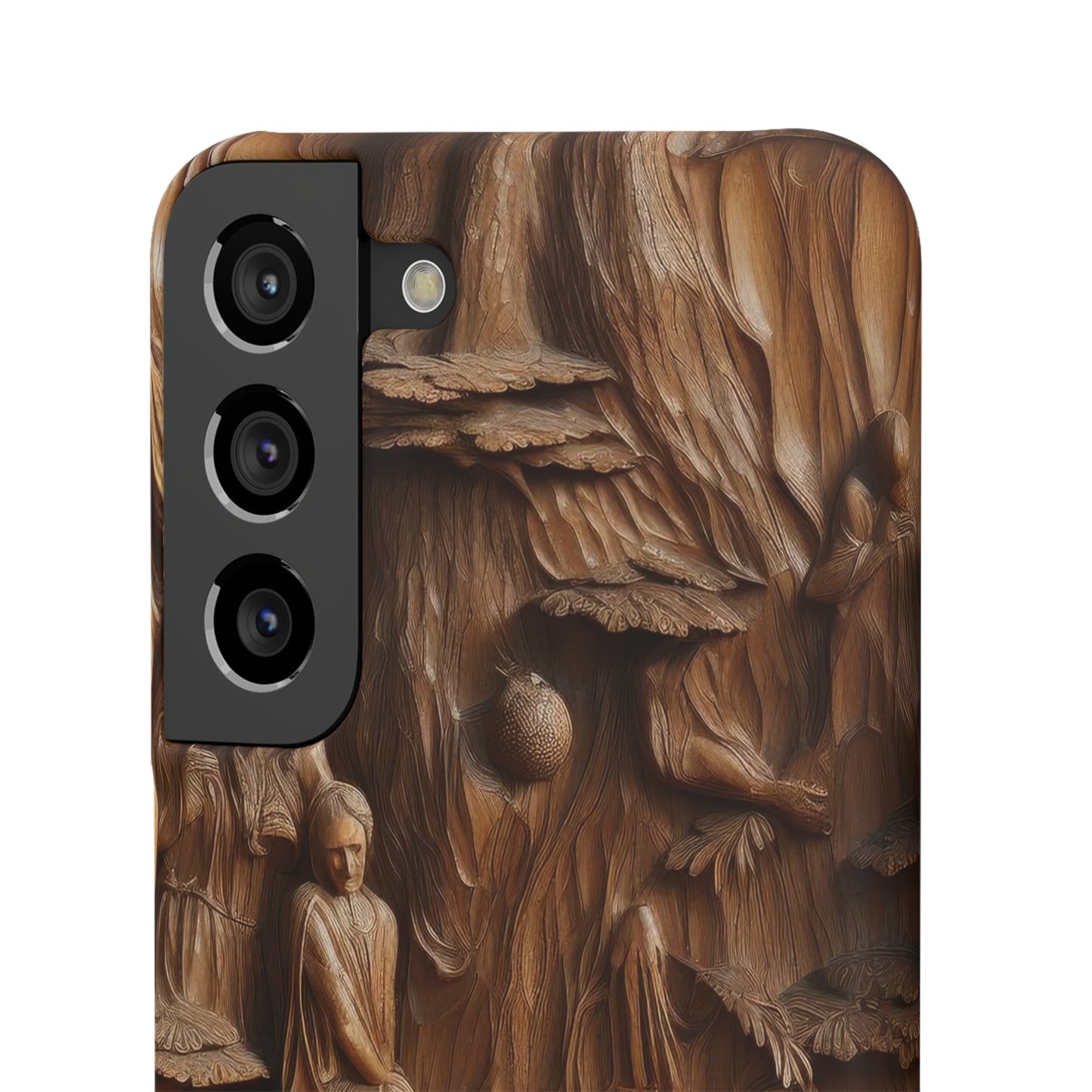 Biblical , Spiritual Carved Wood Phone cover Snap Cases .