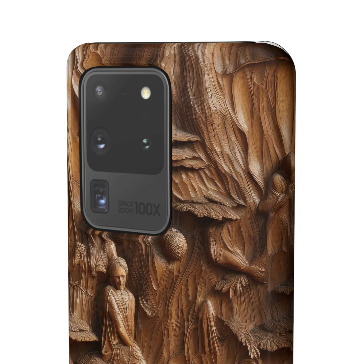 Biblical , Spiritual Carved Wood Phone cover Snap Cases .