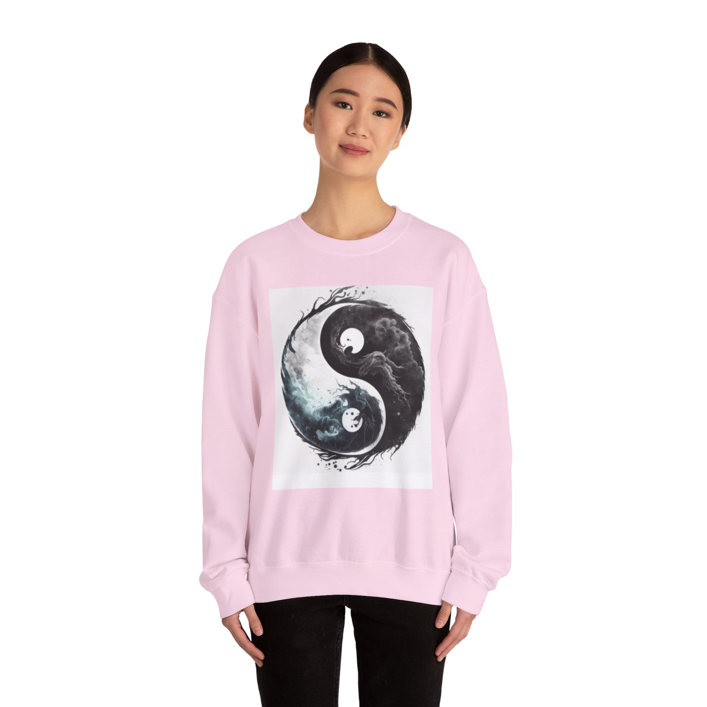 Ying Yang Unisex Heavy Blend™ Crewneck Sweatshirt