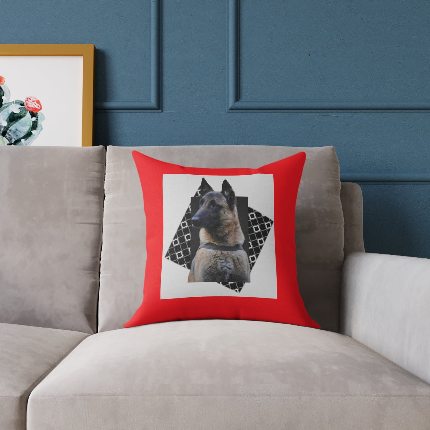Square Poly Canvas Pillow