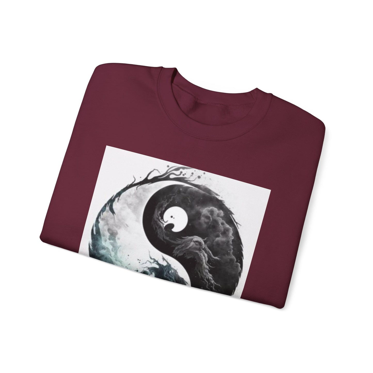 Ying Yang Unisex Heavy Blend™ Crewneck Sweatshirt
