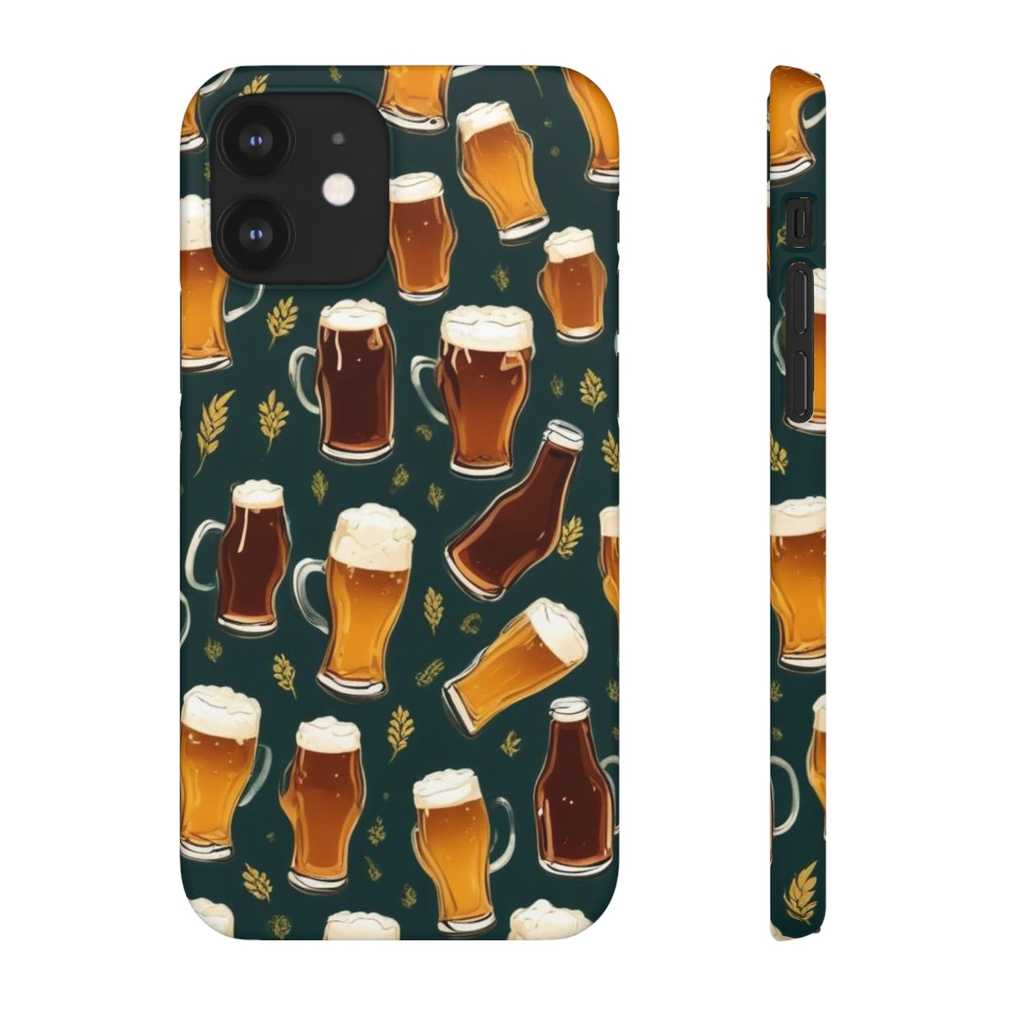 Beer Pattern Snap Cases