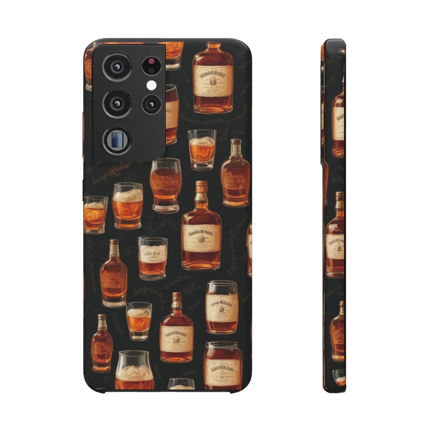 Whiskey Pattern Snap Cases