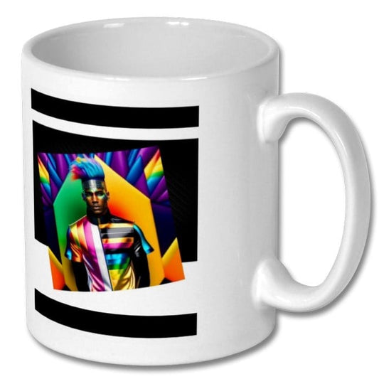 11oz mug is made of brilliant white ceramic material with AAA+ ORCA coating Personalised Mug
