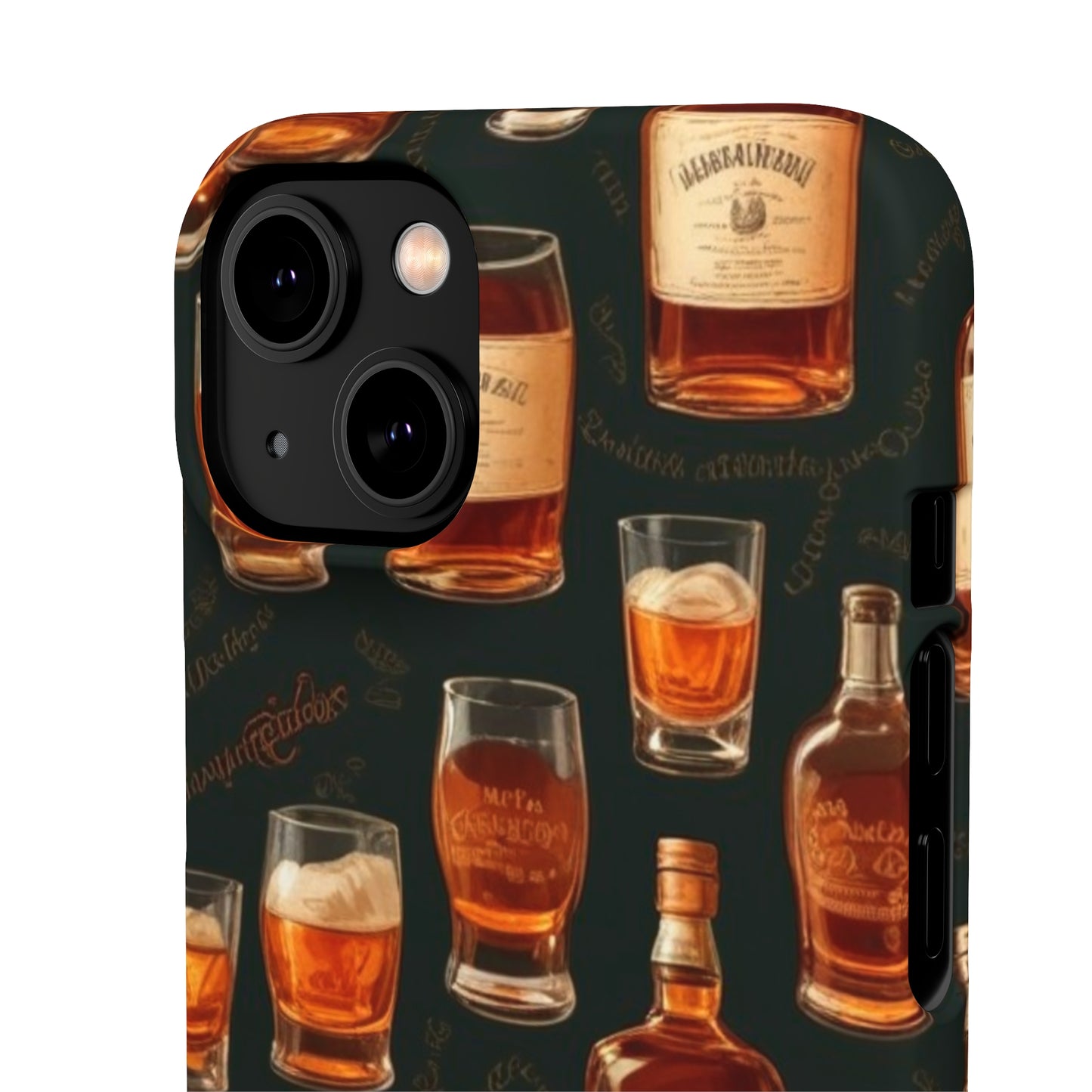Whiskey Pattern Snap Cases