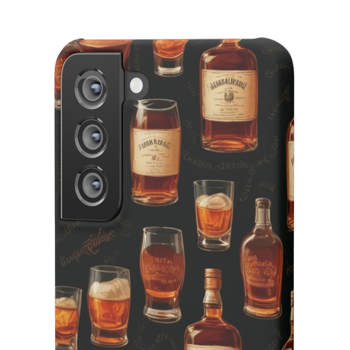 Whiskey Pattern Snap Cases