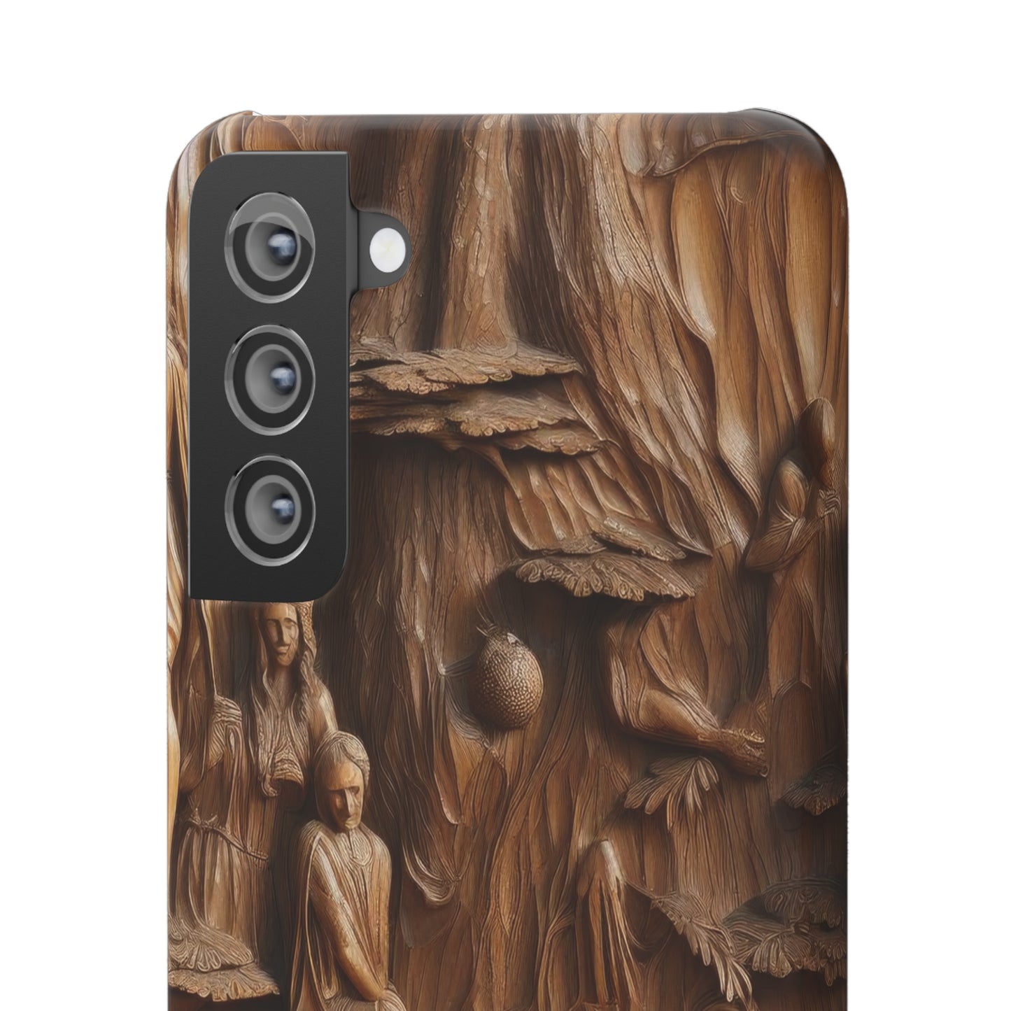 Biblical , Spiritual Carved Wood Phone cover Snap Cases .