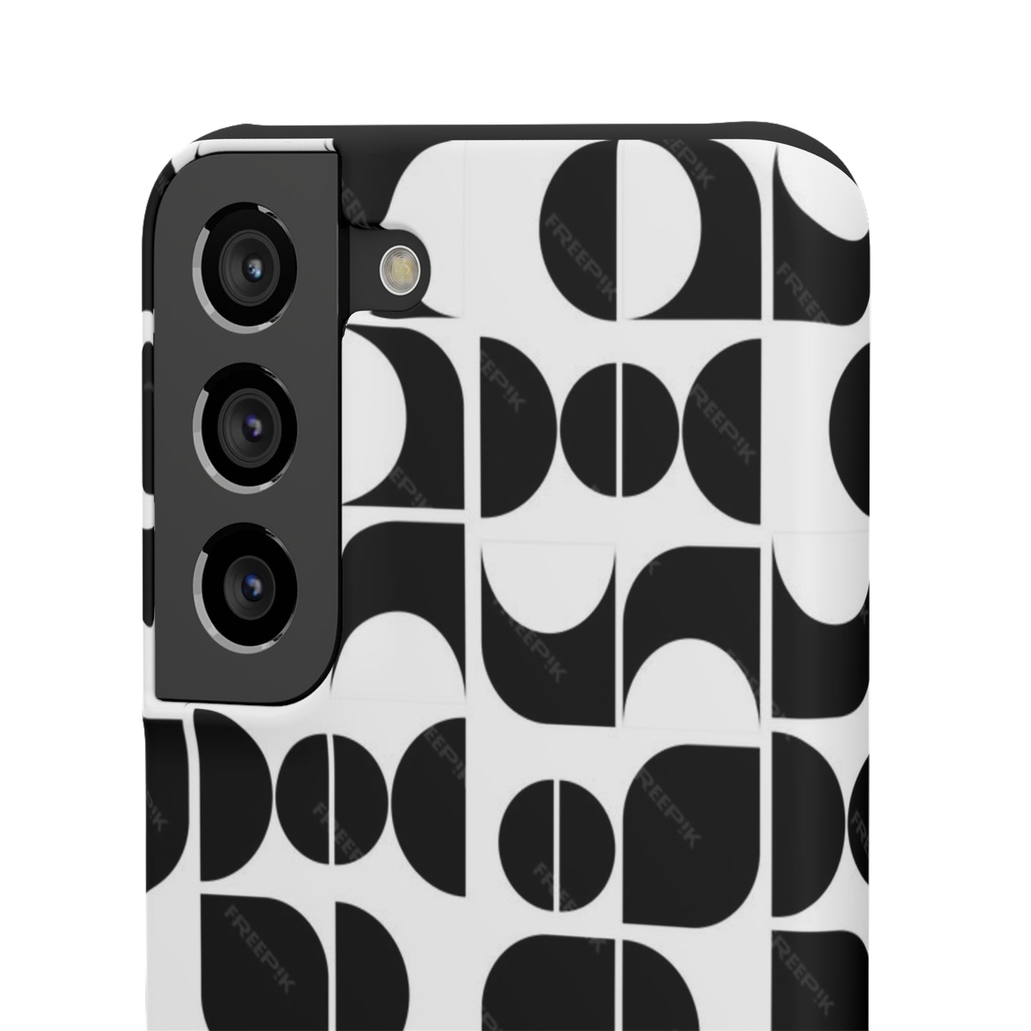 Black And White Pattern Pattern Snap Cases