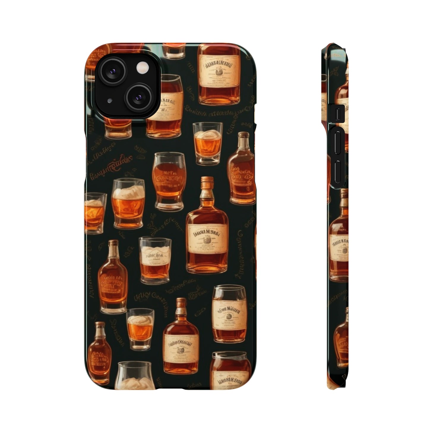 Whiskey Pattern Snap Cases