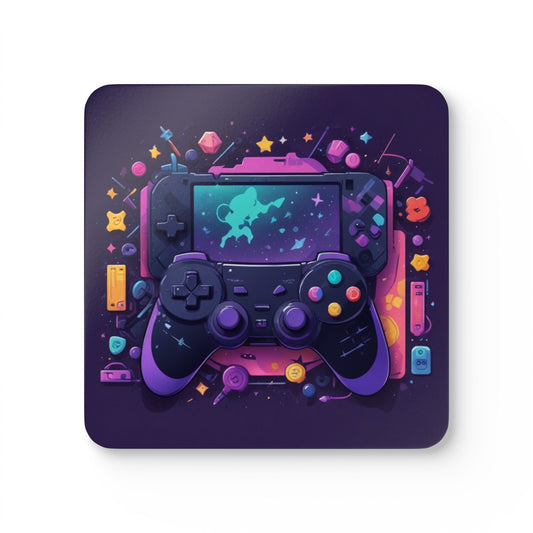 Gaming Corkwood Coaster Set