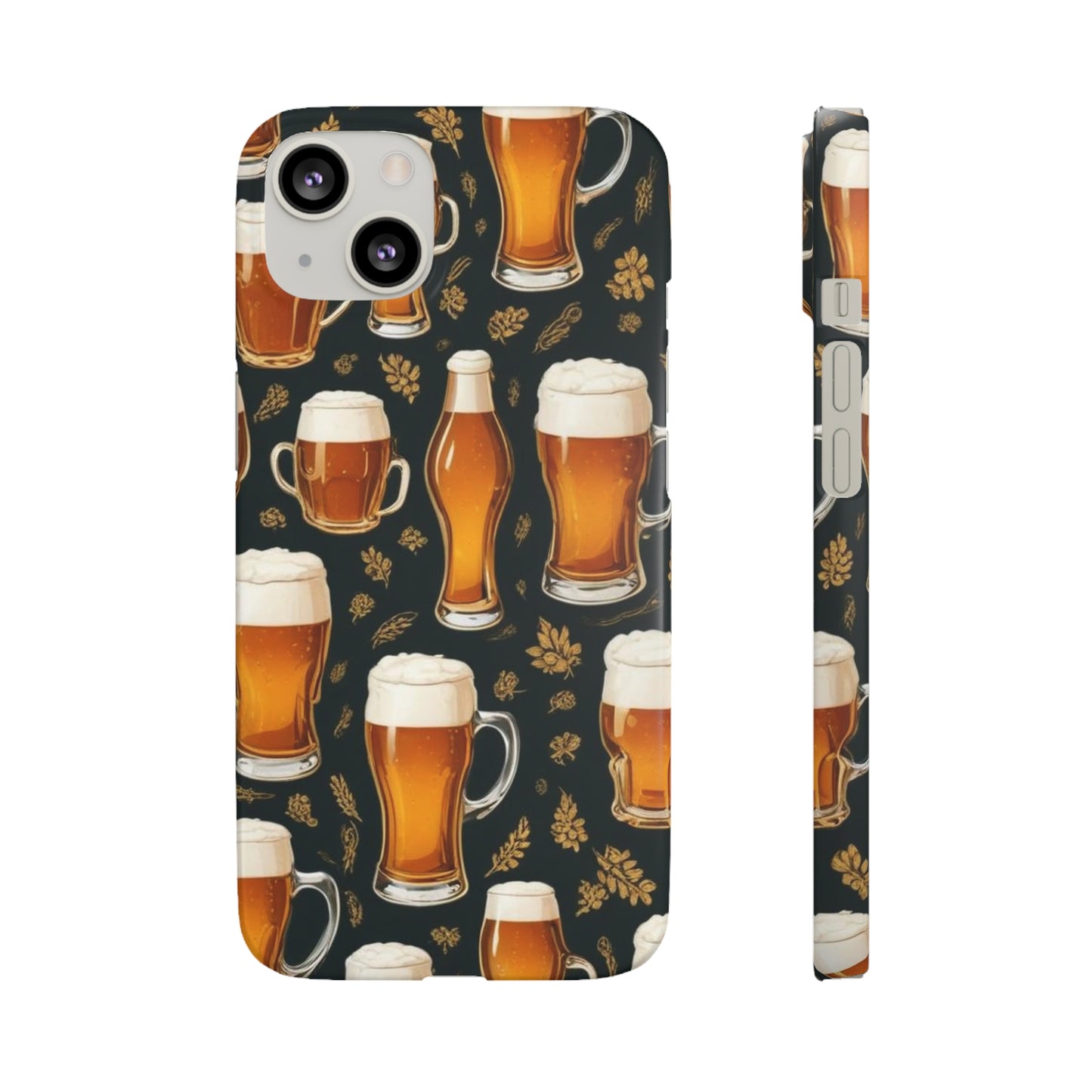 Beer Pattern Snap Cases