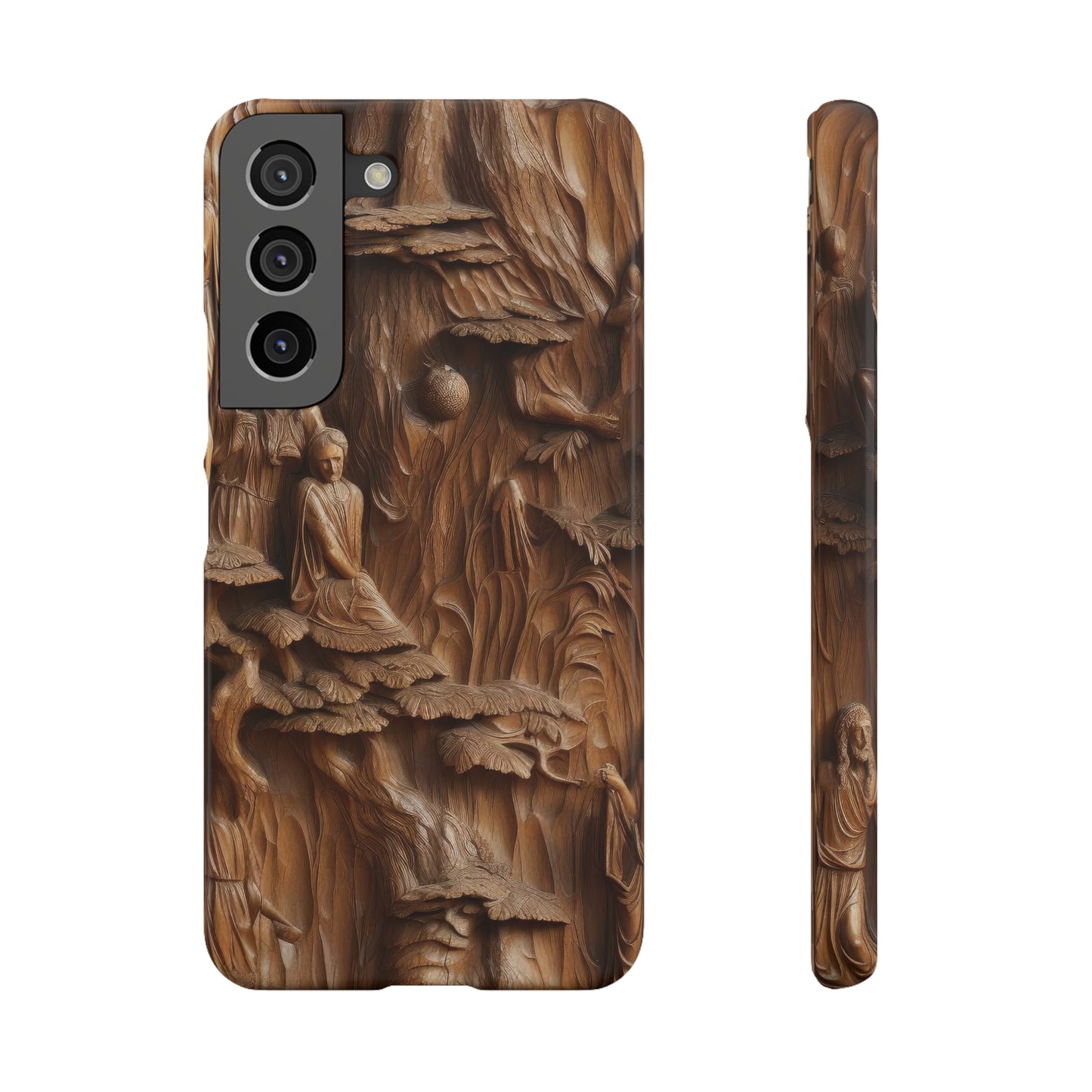 Biblical , Spiritual Carved Wood Phone cover Snap Cases .