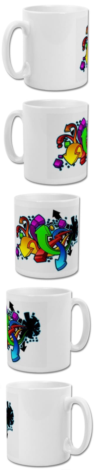 11oz mug is made of brilliant white ceramic material with AAA+ ORCA mug