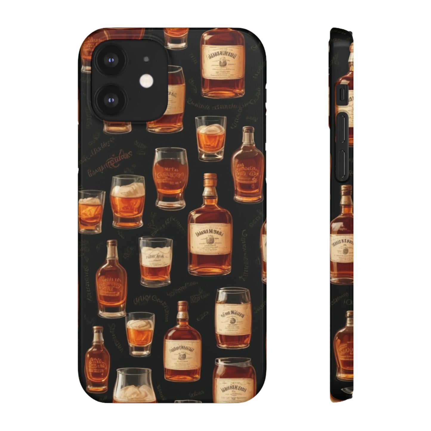 Whiskey Pattern Snap Cases