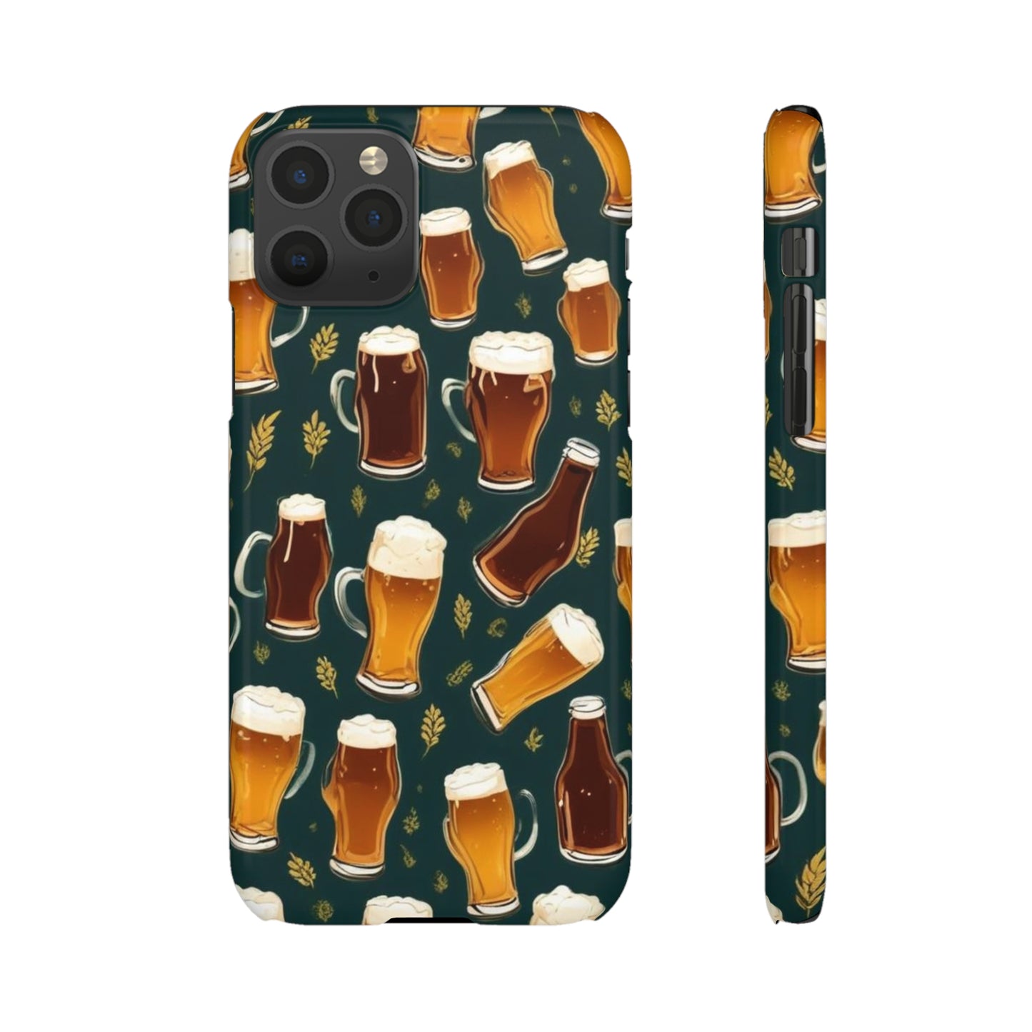 Beer Pattern Snap Cases