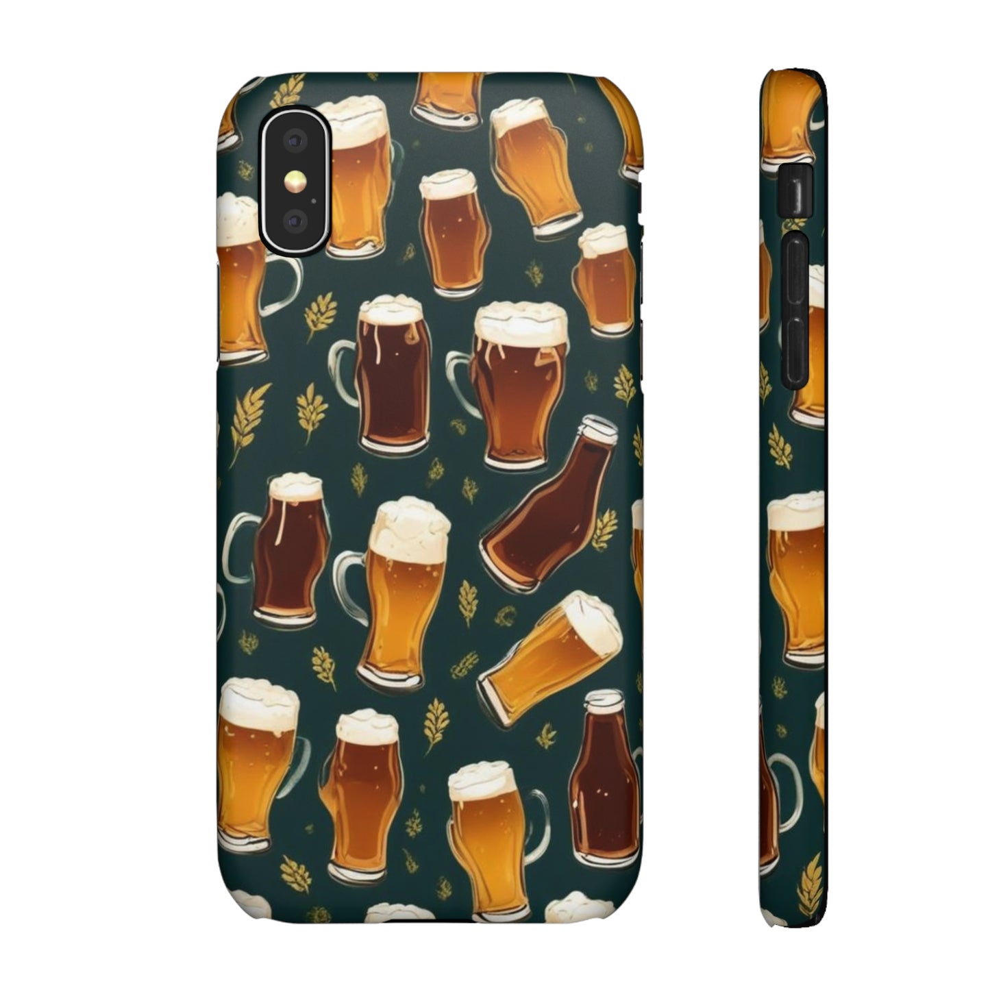 Beer Pattern Snap Cases