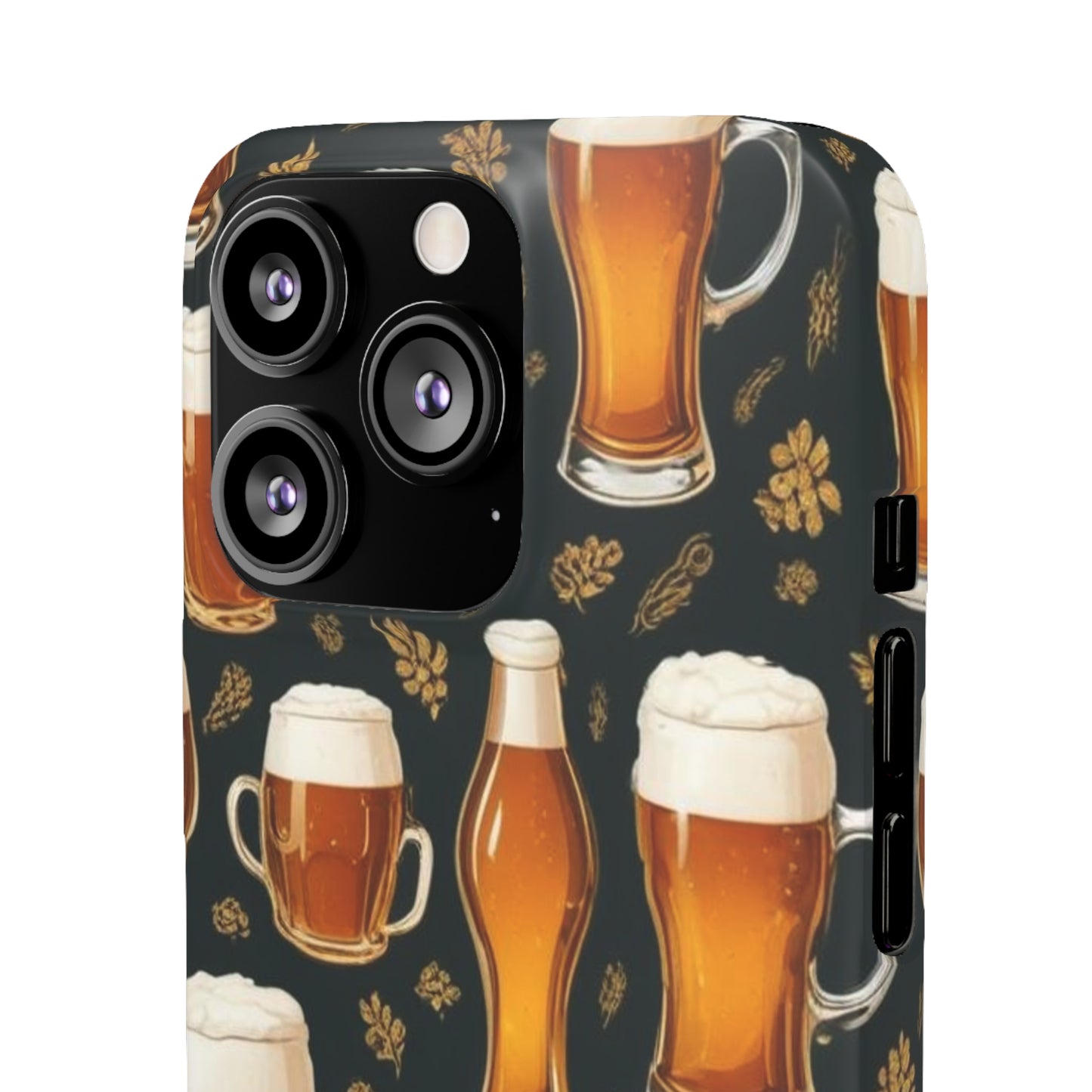 Beer Pattern Snap Cases
