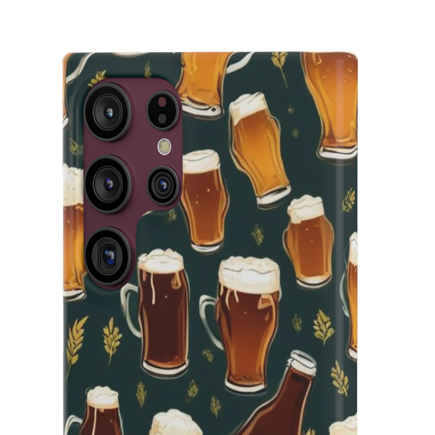 Beer Pattern Snap Cases