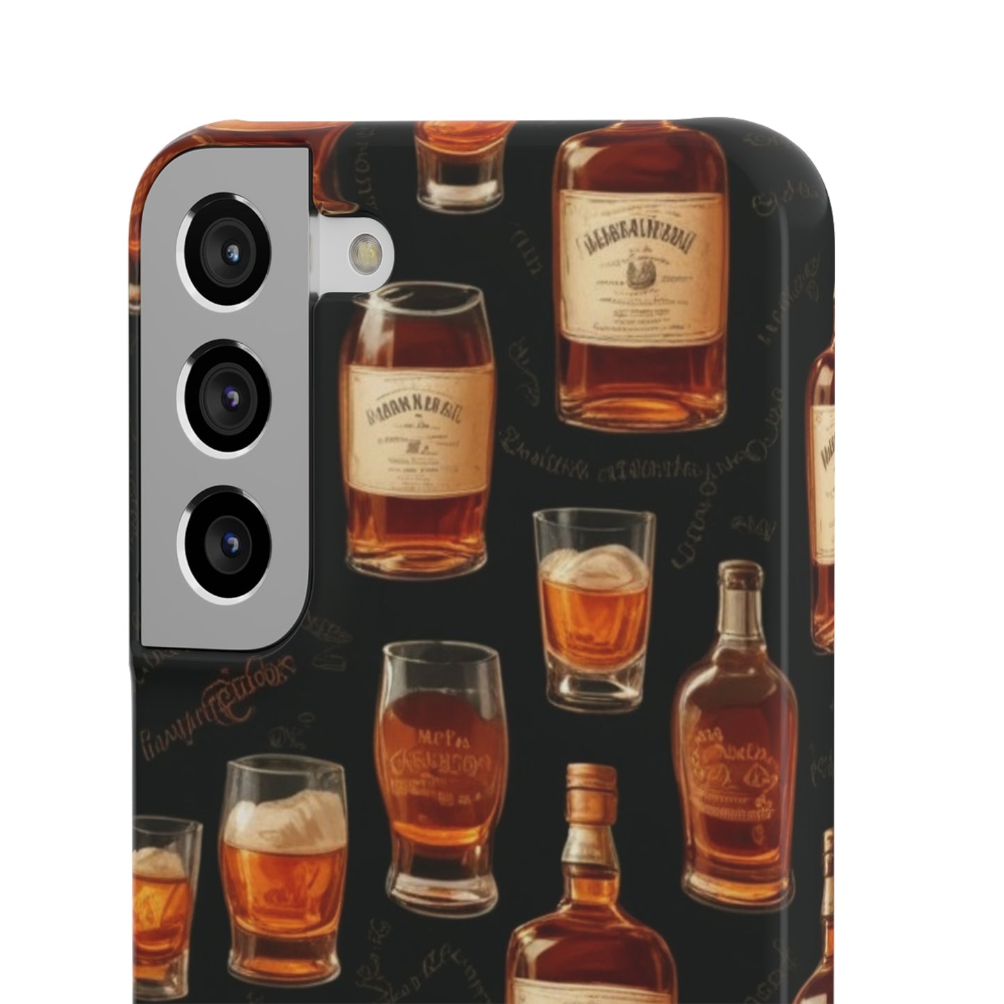 Whiskey Pattern Snap Cases