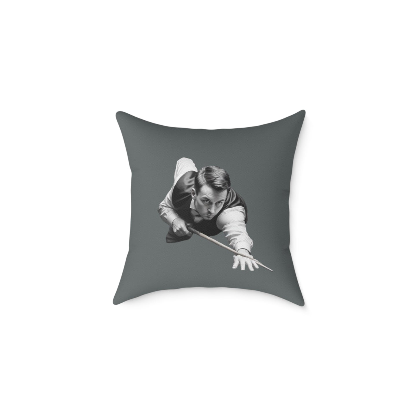Snooker Square Poly Canvas Pillow