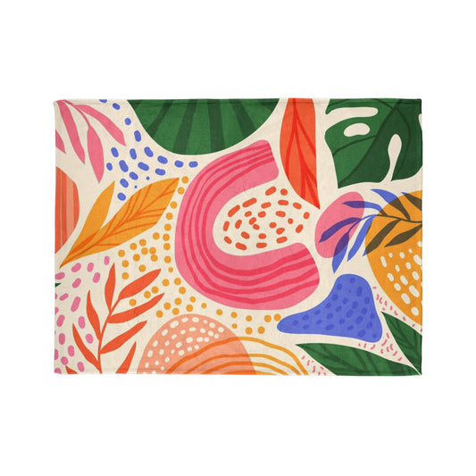60s Patterns  Soft Polyester Blanket
