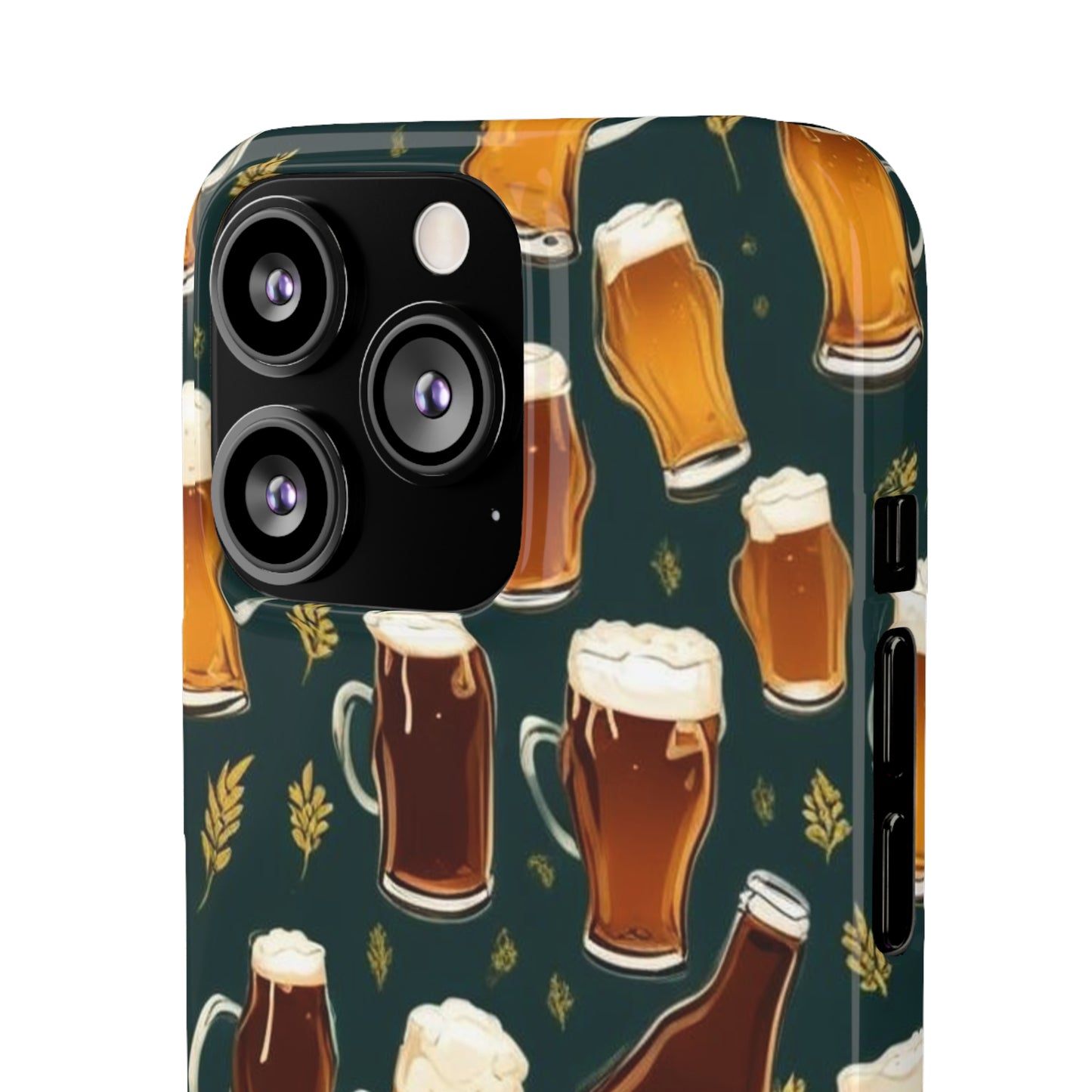 Beer Pattern Snap Cases
