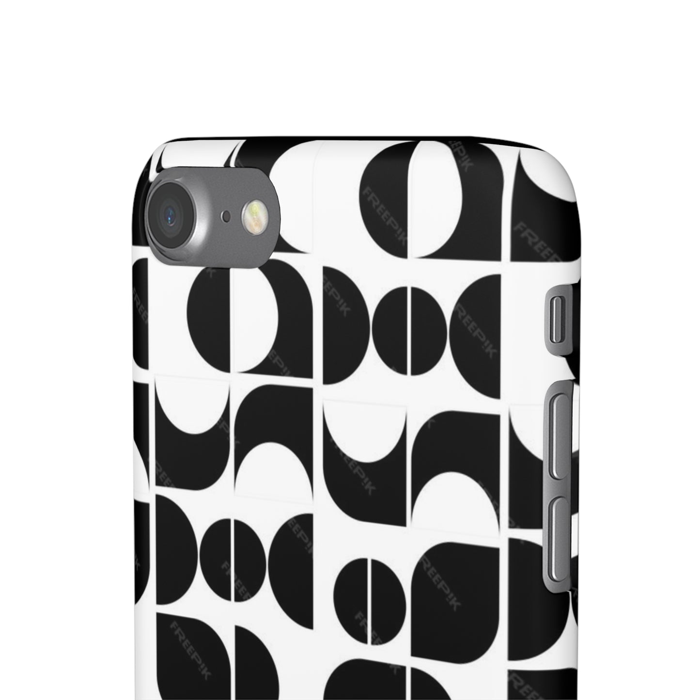 Black And White Pattern Pattern Snap Cases