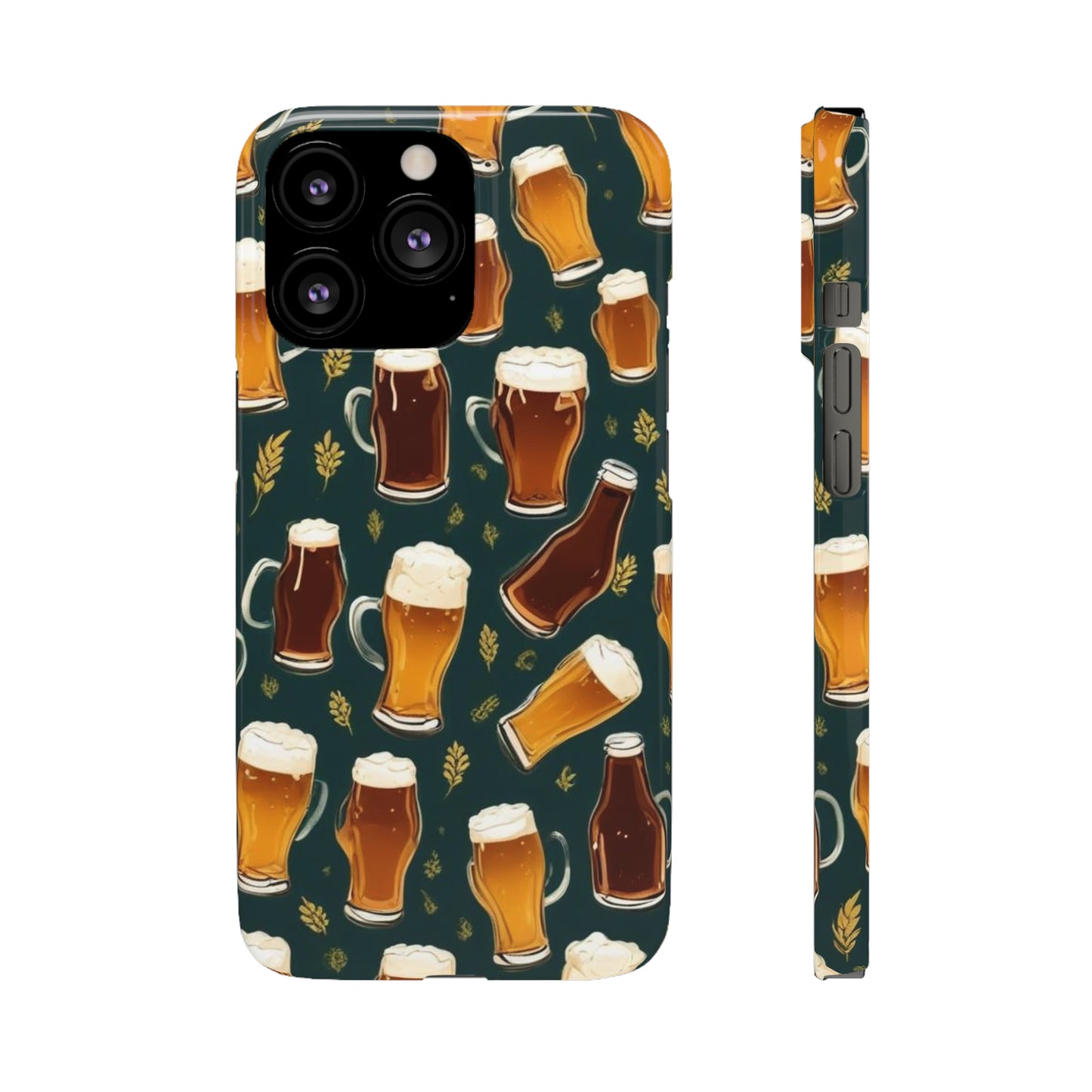 Beer Pattern Snap Cases