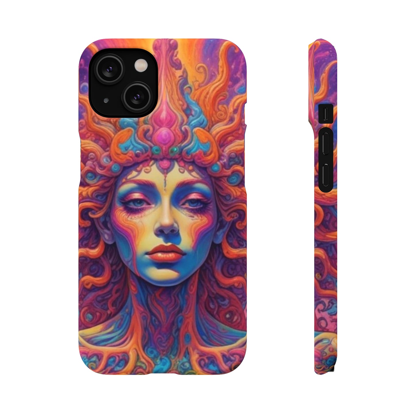 Trippy Pattern Snap Cases