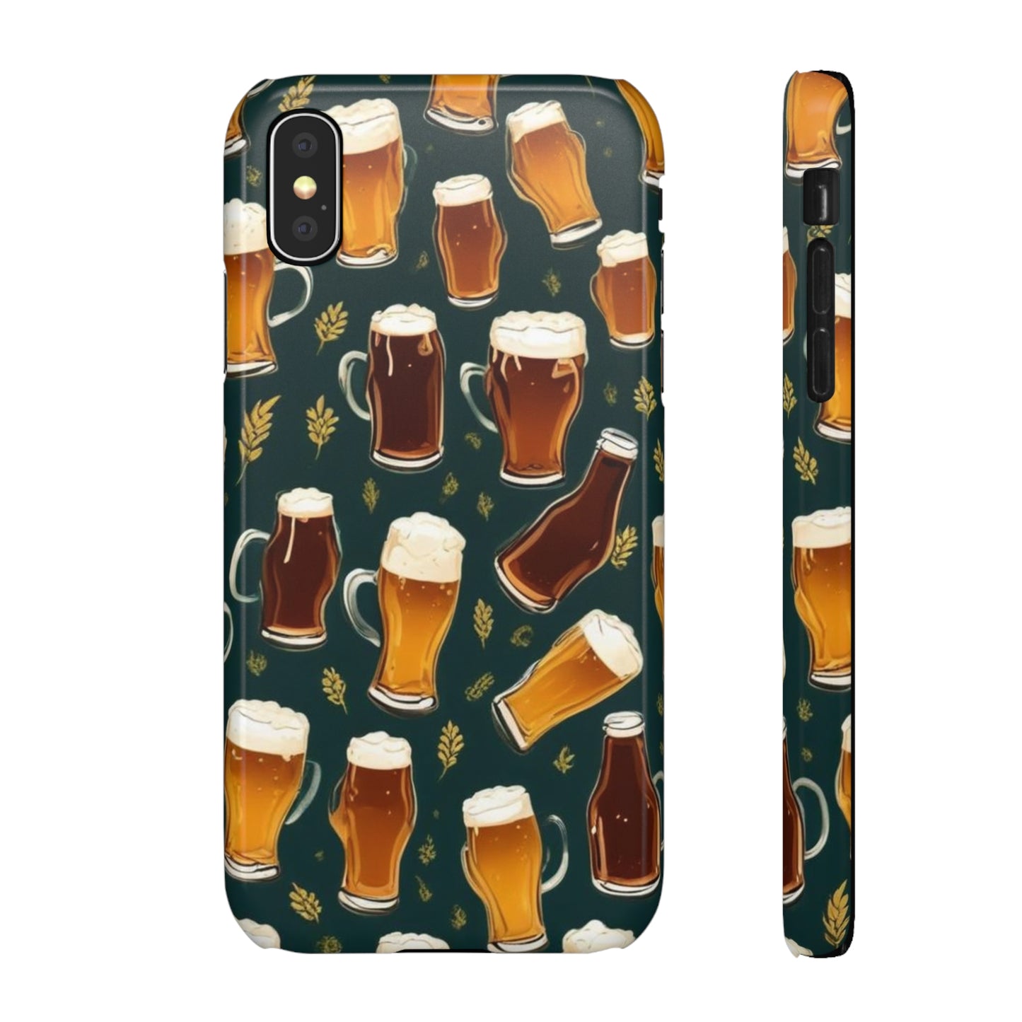 Beer Pattern Snap Cases