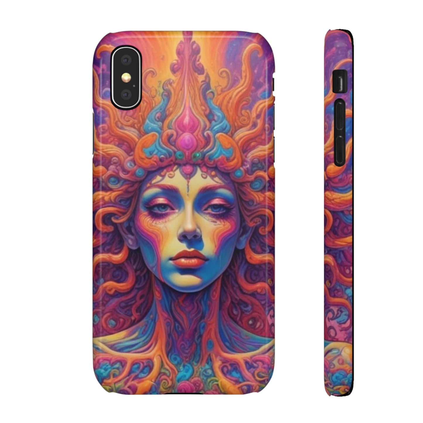 Trippy Pattern Snap Cases