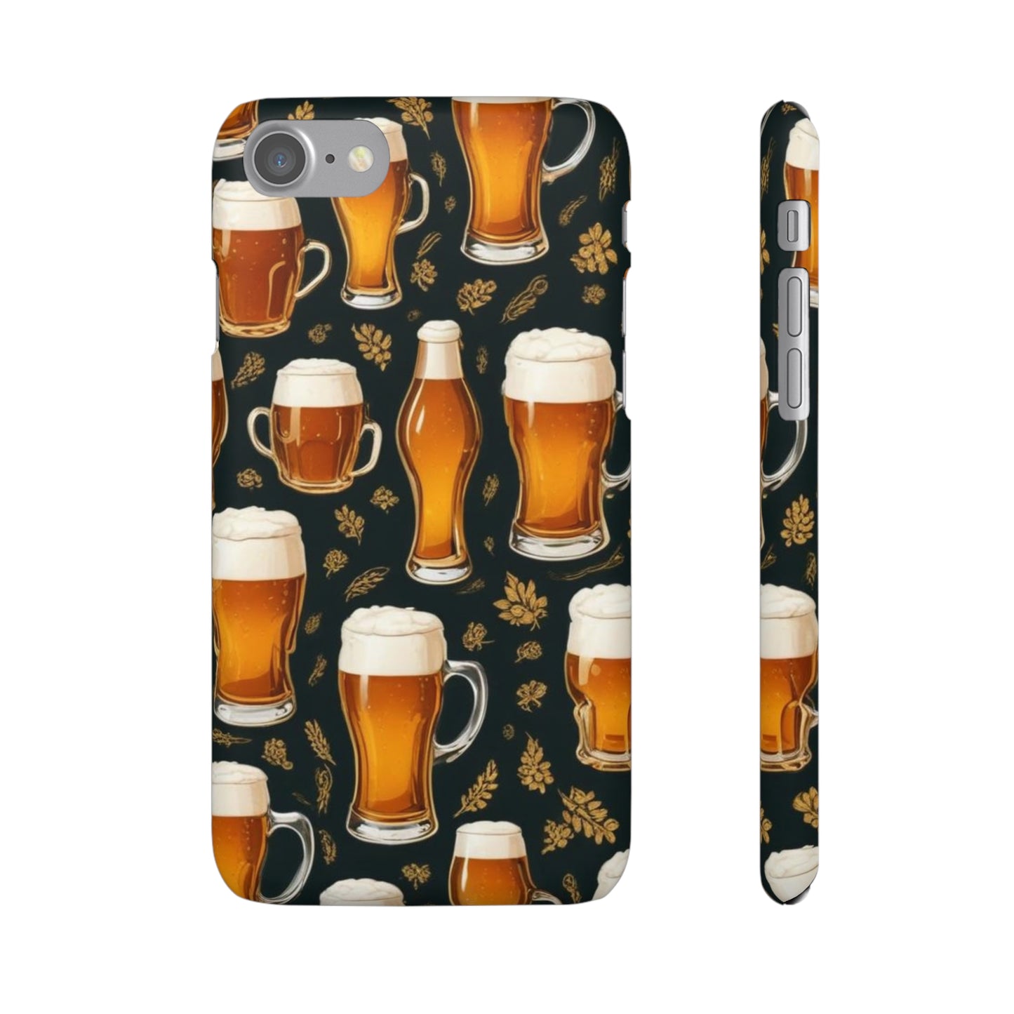 Beer Pattern Snap Cases