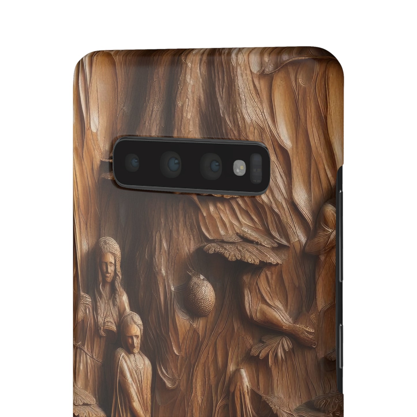 Biblical , Spiritual Carved Wood Phone cover Snap Cases .
