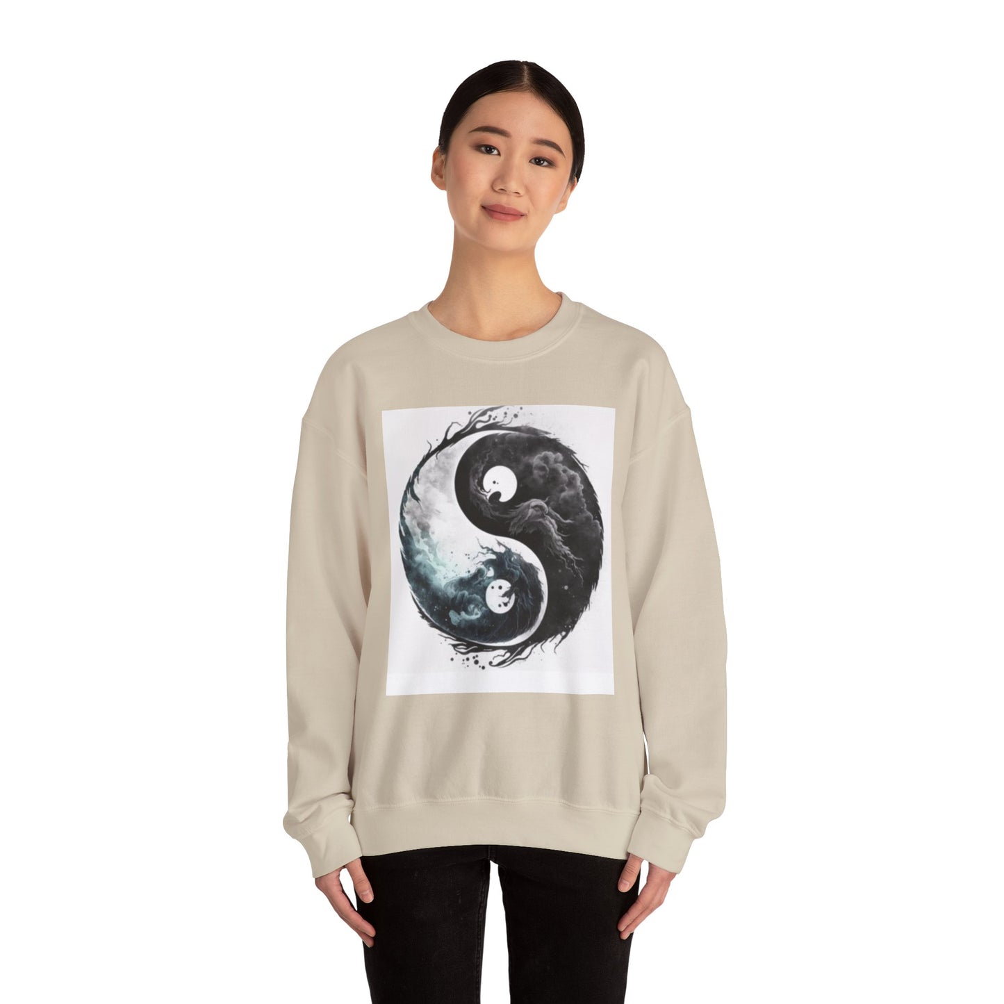 Ying Yang Unisex Heavy Blend™ Crewneck Sweatshirt