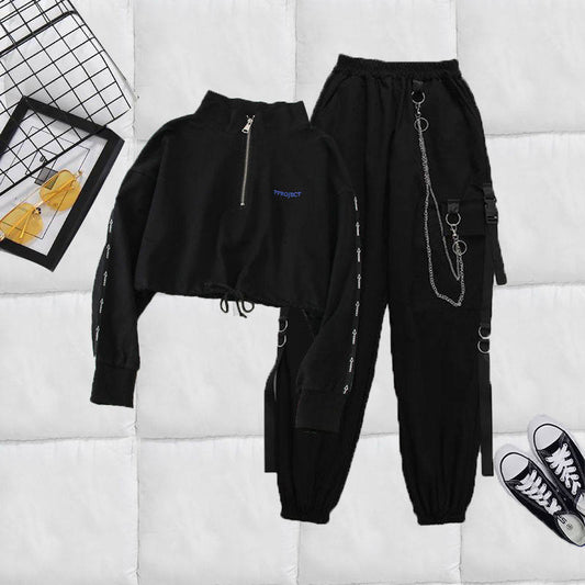Two-piece trousers women's suit