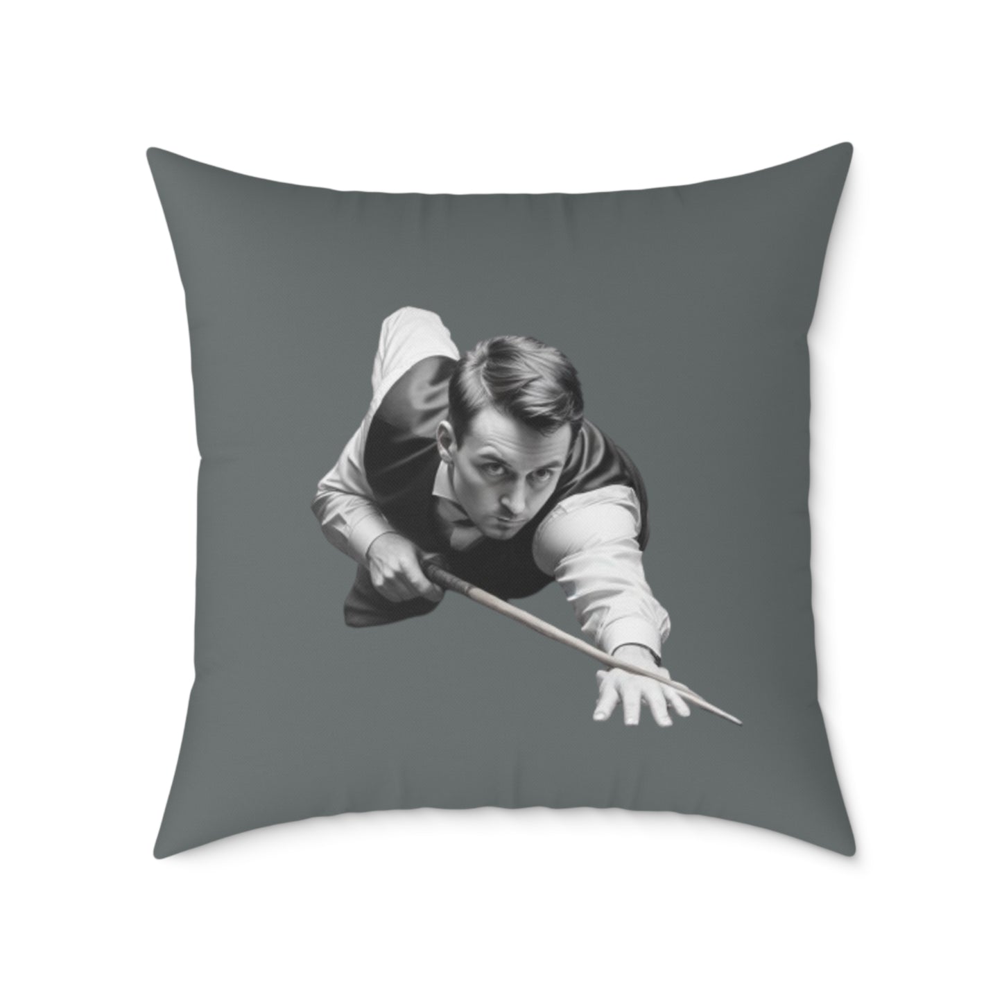 Snooker Square Poly Canvas Pillow