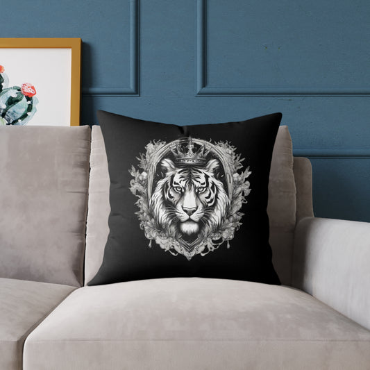 Butterfly Square Poly Canvas Pillow