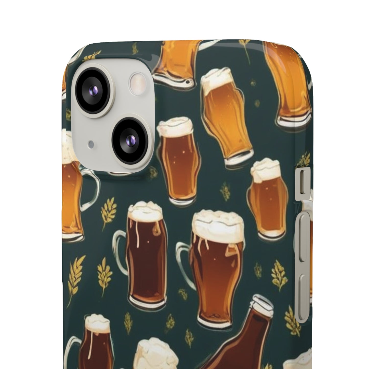 Beer Pattern Snap Cases