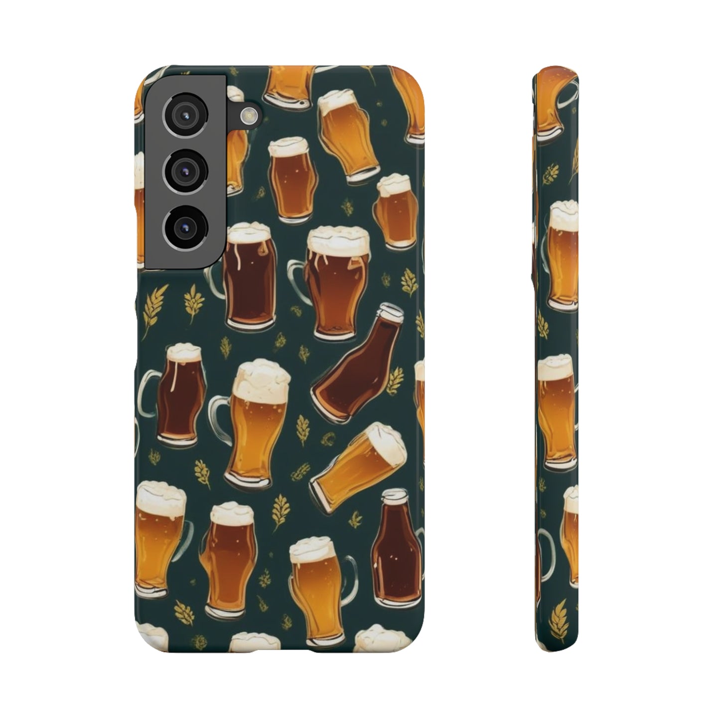 Beer Pattern Snap Cases